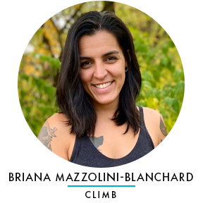 Briana Mazzolini-Blanchard | Climb